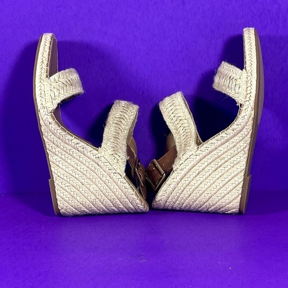 Steve Madden Women's Natural Raffia Uri Wedge‎ Sandals Shoe Size 10-NEW - Picture 7 of 10